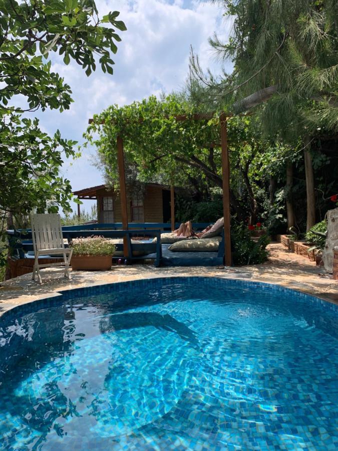 Bamboo Bungalow With Sea View In Kabak Bay, Oeluedeniz Fethiye Bagian luar foto